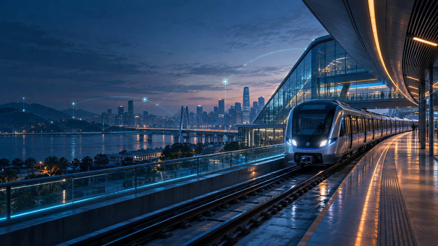 Future rail transit system and connected infrastructure